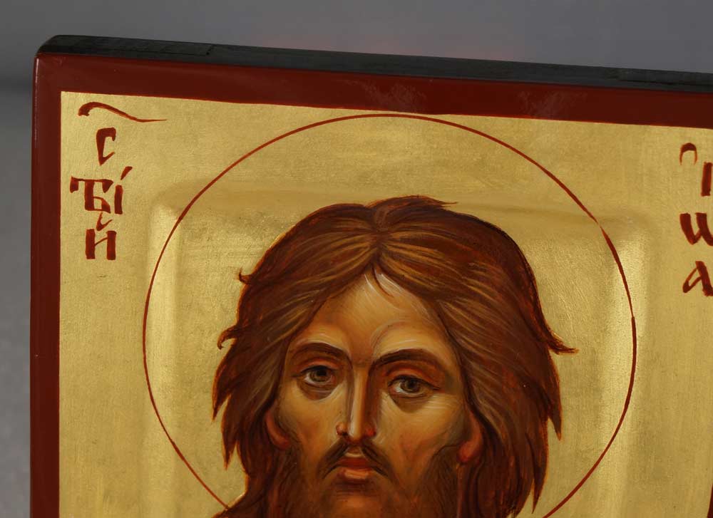 St John the Baptist Miniature Hand-Painted Orthodox Icon