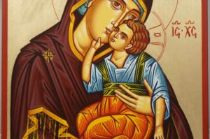 Theotokos Sweet Loving Hand-Painted Orthodox Icon