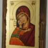 vladimirskaya mother of god icon hand painted orthodox