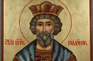 Saint Vladimir the Great Hand-Painted Russian Orthodox Icon