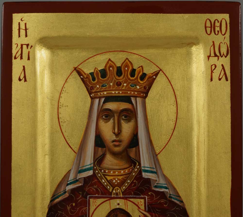 St Theodora the Empress Hand-Painted Orthodox Icon