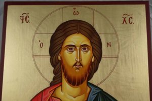 Christ the Teacher (open book) Hand-Painted Greek Icon