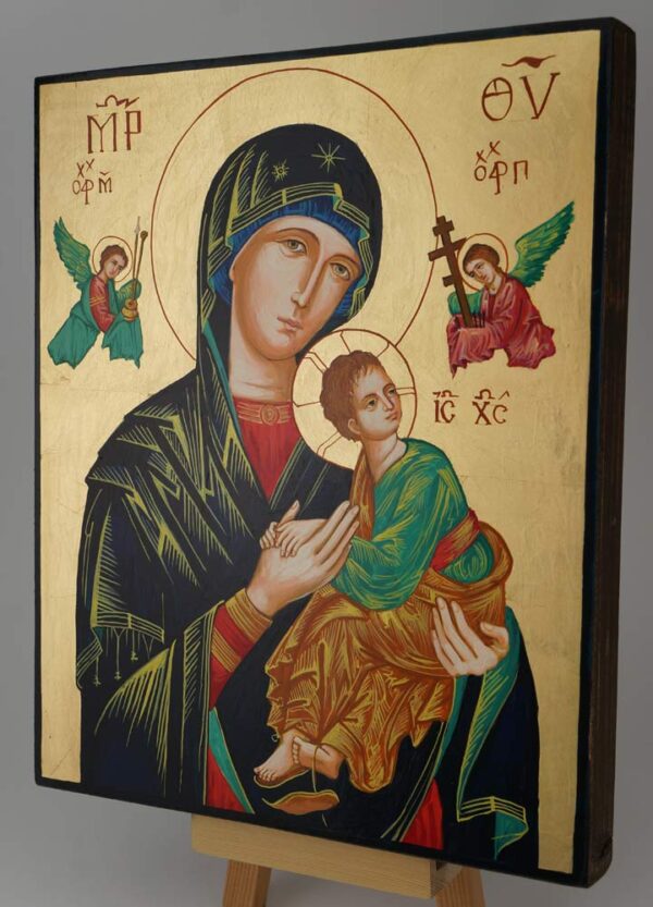 Our Lady of Perpetual Help OLPH Icon Hand Painted Byzantine Orthodox