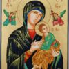 Our Lady of Perpetual Help OLPH Icon Hand Painted Byzantine Orthodox
