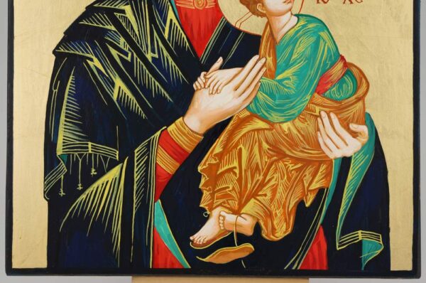 Our Lady of Perpetual Help OLPH Icon Hand Painted Byzantine Orthodox