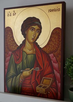 St Saint Archangel Raphael Hand-Painted Orthodox Icon