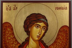 St Saint Archangel Raphael Hand-Painted Orthodox Icon