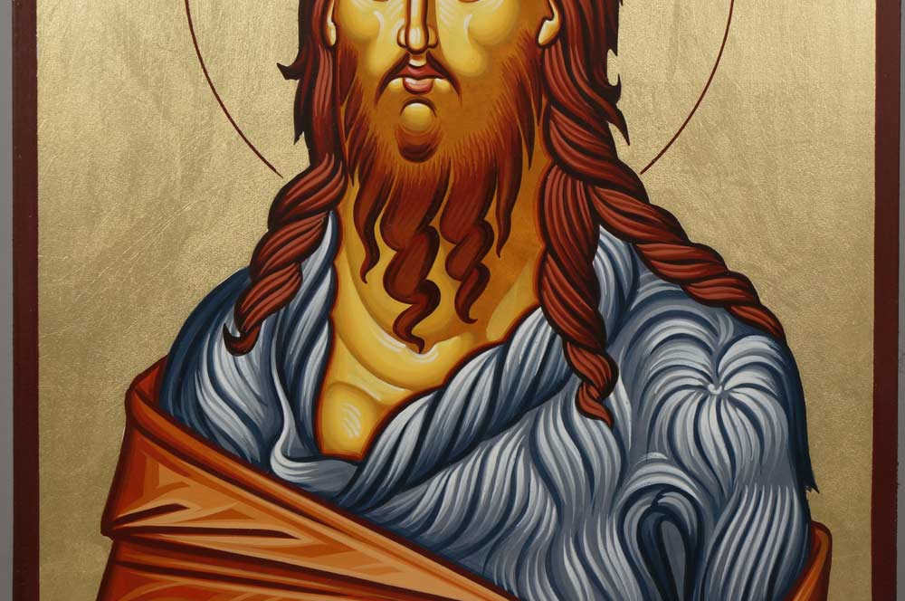 Saint St Prophet John Baptist Hand-Painted Orthodox Icon