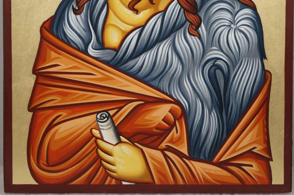 Saint St Prophet John Baptist Hand-Painted Orthodox Icon