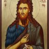 Saint St Prophet John Baptist Hand-Painted Orthodox Icon