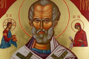 St Saint Nicholas of Myra Hand-Painted Byzantine Orthodox Icon