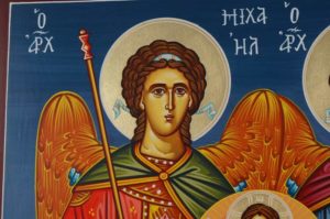 Synaxis of the Archangels Hand-Painted Greek Orthodox Icon