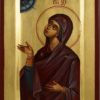 Virgin Mary Theotokos "Supplication" Hand-Painted Byzantine Icon
