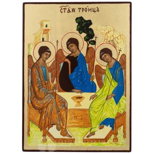 hospitality of abraham icon (rublev trinity)