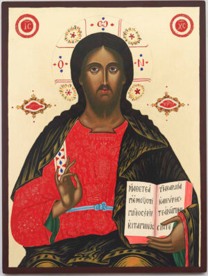 christ the teacher (large) icon hand painted orthodox