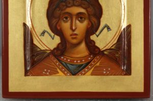 Archangel Michael Miniature Hand-Painted Byzantine Icon