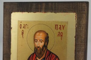 St Paul the Apostle small Hand Painted Icon Byzantine Orthodox