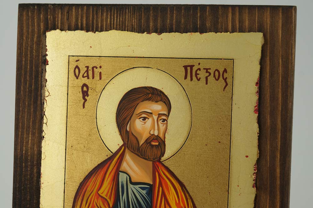 st peter the apostle icon hand painted orthodox