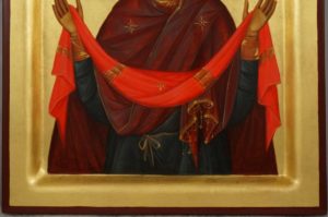 Protection of the Theotokos Hand-Painted Orthodox Icon