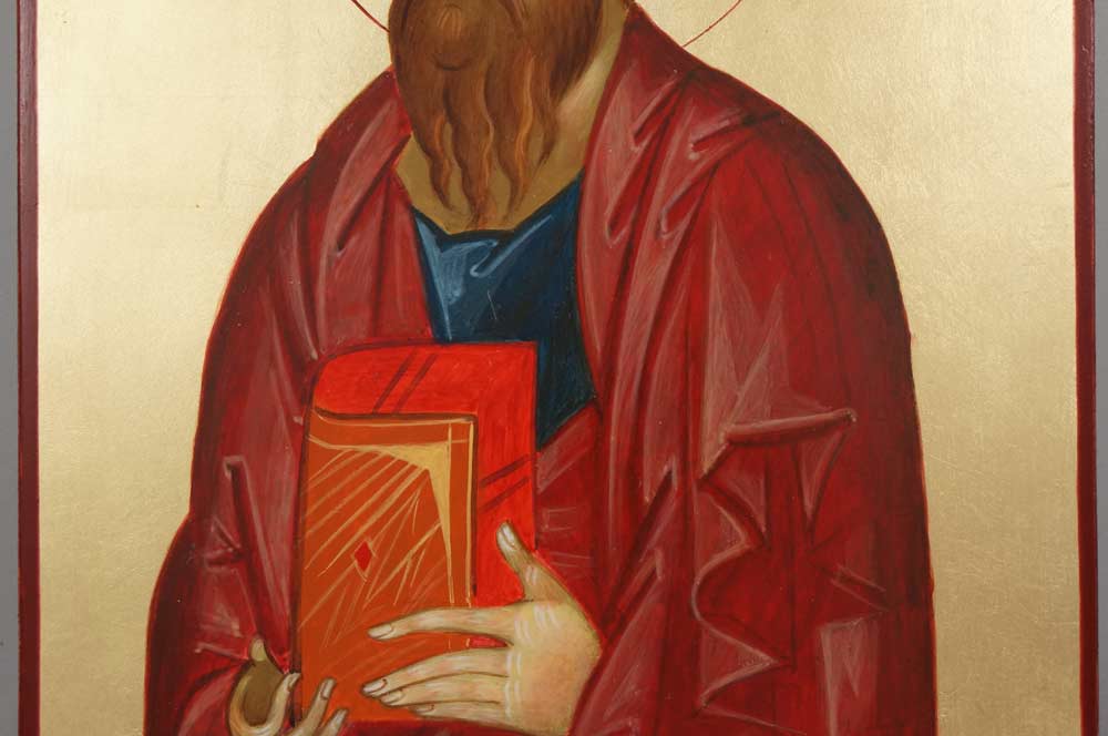 Hand-Painted Byzantine Icon of St Paul the Apostle