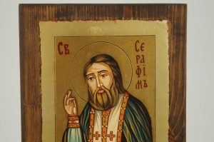 St Seraphim of Sarov Icon Hand Painted Orthodox