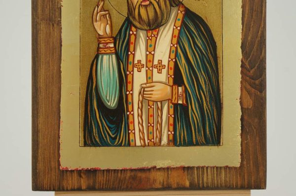 St Seraphim of Sarov Icon Hand Painted Orthodox