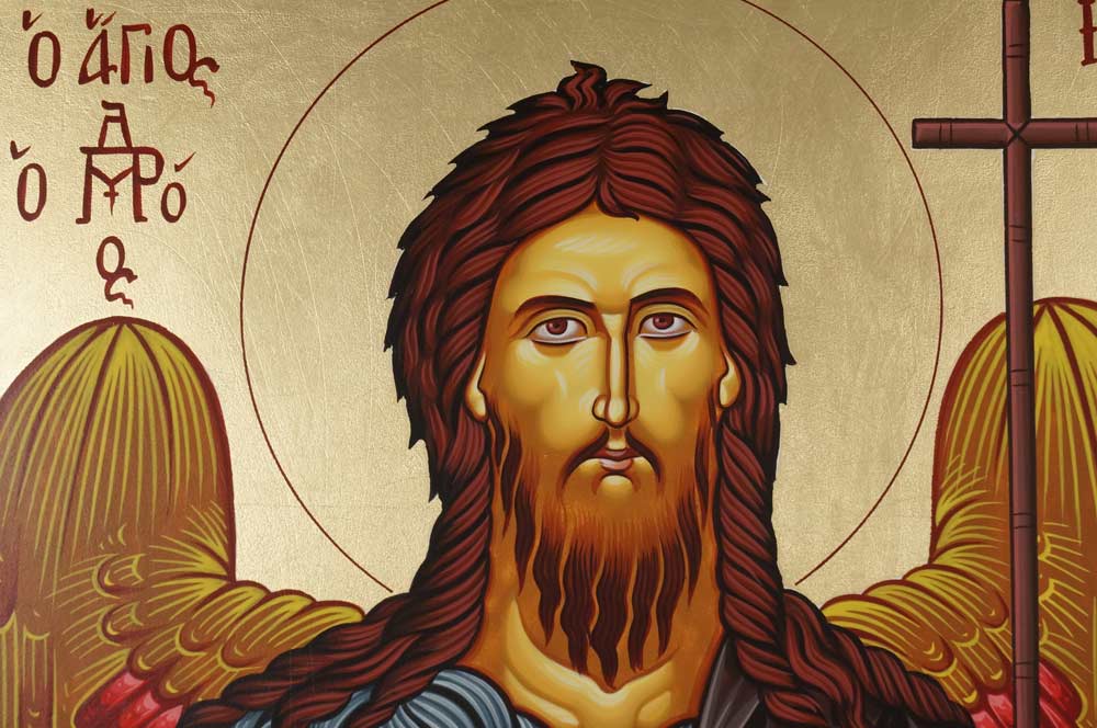 St John the Baptist (Large) Hand-Painted Orthodox Icon