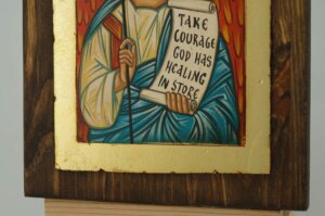 saint archangel raphael icon hand painted orthodox