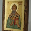 st spyridon of trimythous icon hand painted orthodox