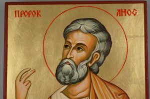 Prophet Amos Hand-Painted Orthodox Icon