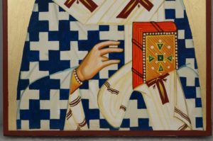 Saint St Ambrose of Milan Hand-Painted Orthodox Icon