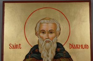 Saint Diarmuid Hand-Painted Orthodox Icon
