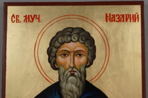 Saint Nazar Hand-Painted Orthodox Icon