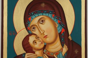 Theotokos Tenderness (Rila Monastery) Icon Hand Painted Byzantine Orthodox