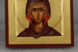 Virgin Mary (miniature) Hand-Painted Orthodox Icon