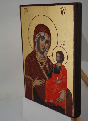 virgin mary the guide icon hand painted