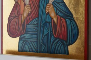 Christ the Good Shepherd Hand Painted Orthodox Icon