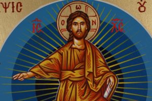 Ascension of Christ Hand-Painted Orthodox Byzantine Icon