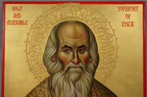 Holy and Venerable Sophrony of Essex Hand-Painted Orthodox Icon