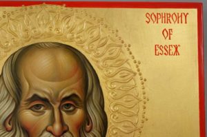 Holy and Venerable Sophrony of Essex Hand-Painted Orthodox Icon