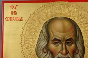 Holy and Venerable Sophrony of Essex Hand-Painted Orthodox Icon