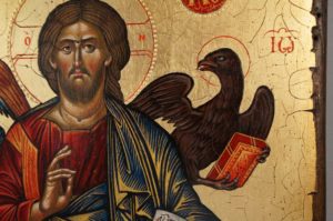 Jesus Christ in Glory (Cretan) Hand-Painted Byzantine Orthodox Icon