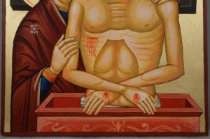 Jesus Christ Extreme Humility Hand-Painted Orthodox Icon