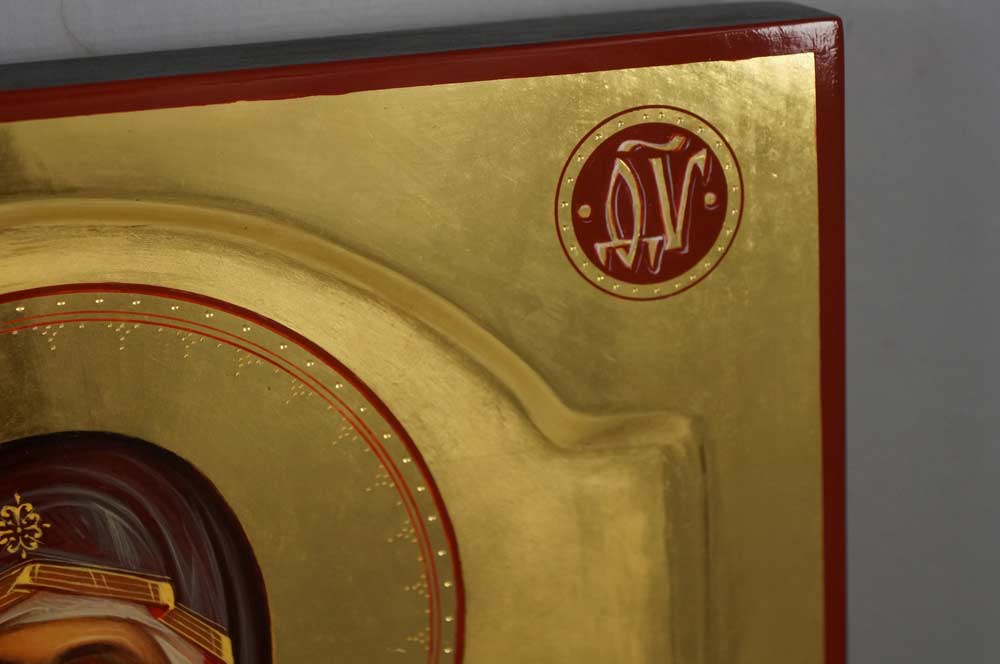 Our Lady of the Sign Znamenie Theotokos Hand Painted Byzantine Orthodox Icon