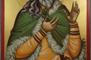 Prophet Elijah Elias Hand Painted Byzantine Orthodox Icon