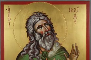 Prophet Elijah Elias Hand Painted Byzantine Orthodox Icon