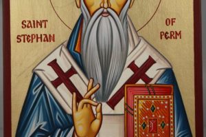 Saint Stephen of Perm Hand-Painted Orthodox Icon