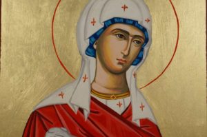 Saint St Agnes of Rome Hand-Painted Orthodox Catholic Icon