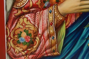 St Archangel Gabriel Hand Painted Orthodox Icon on Wood