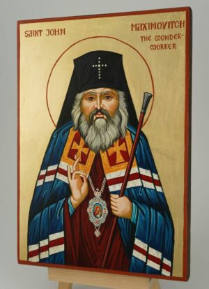 St John Maximovitch the Wonderworker Icon Hand Painted